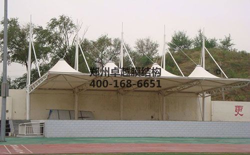 百色膜結構看臺【百色職業學院等】設計施工案例