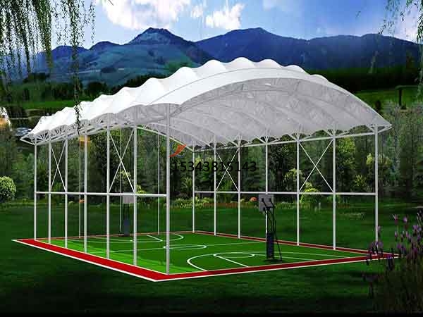 阿里市籃球場膜結構罩棚【設計施工】