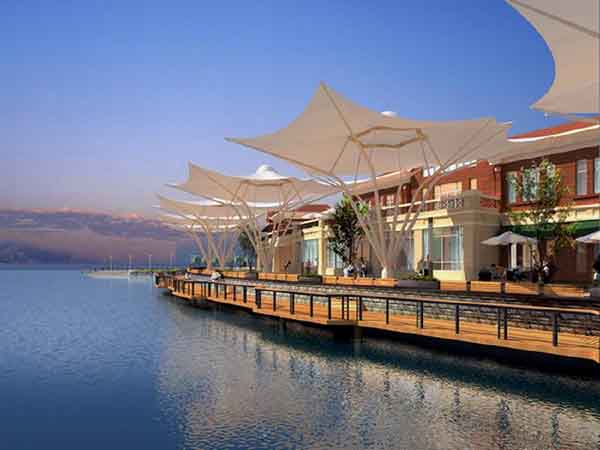景觀張拉膜結構的優勢：創造美麗與功能的完美結合